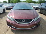 2014 Honda Civic Ex Burgundy vin: 19XFB2F83EE254636