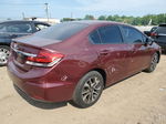 2014 Honda Civic Ex Burgundy vin: 19XFB2F83EE254636