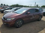 2014 Honda Civic Ex Burgundy vin: 19XFB2F83EE254636