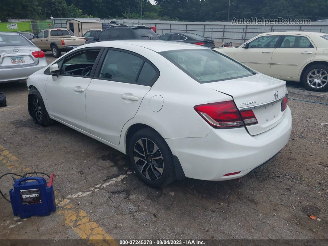 2015 Honda Civic Sedan Ex White vin: 19XFB2F83FE008266