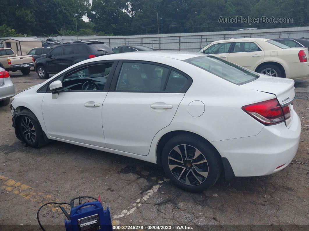 2015 Honda Civic Sedan Ex White vin: 19XFB2F83FE008266