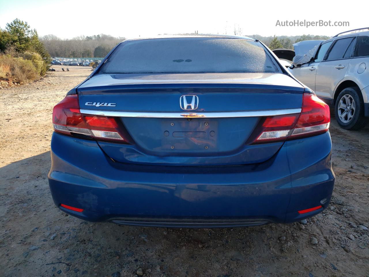 2015 Honda Civic Ex Синий vin: 19XFB2F83FE033247