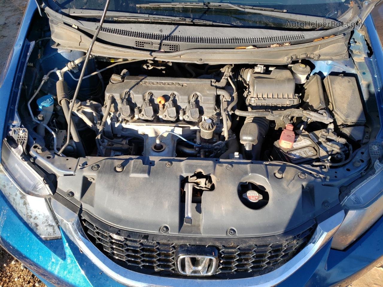 2015 Honda Civic Ex Синий vin: 19XFB2F83FE033247