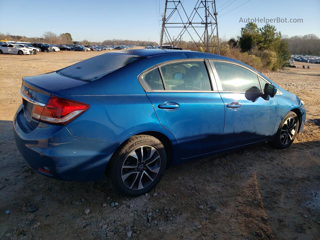 2015 Honda Civic Ex Blue vin: 19XFB2F83FE033247