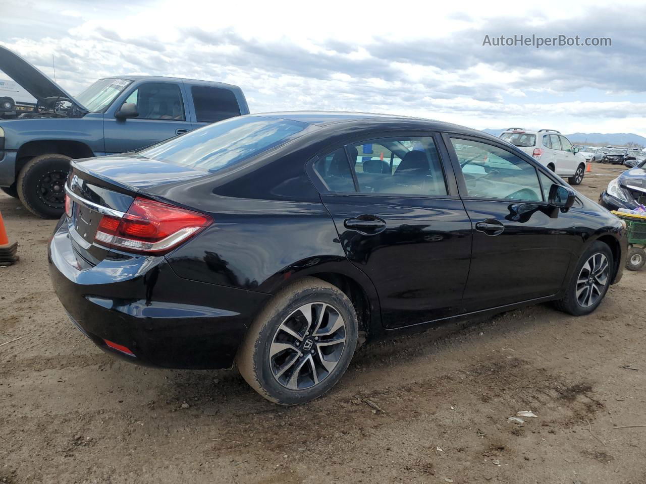 2015 Honda Civic Ex Черный vin: 19XFB2F83FE062120