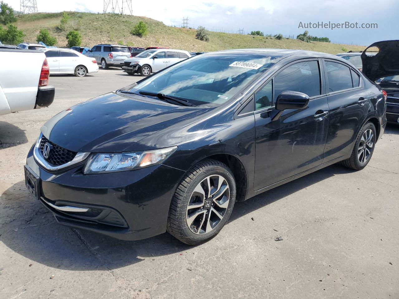 2015 Honda Civic Ex Черный vin: 19XFB2F83FE083369