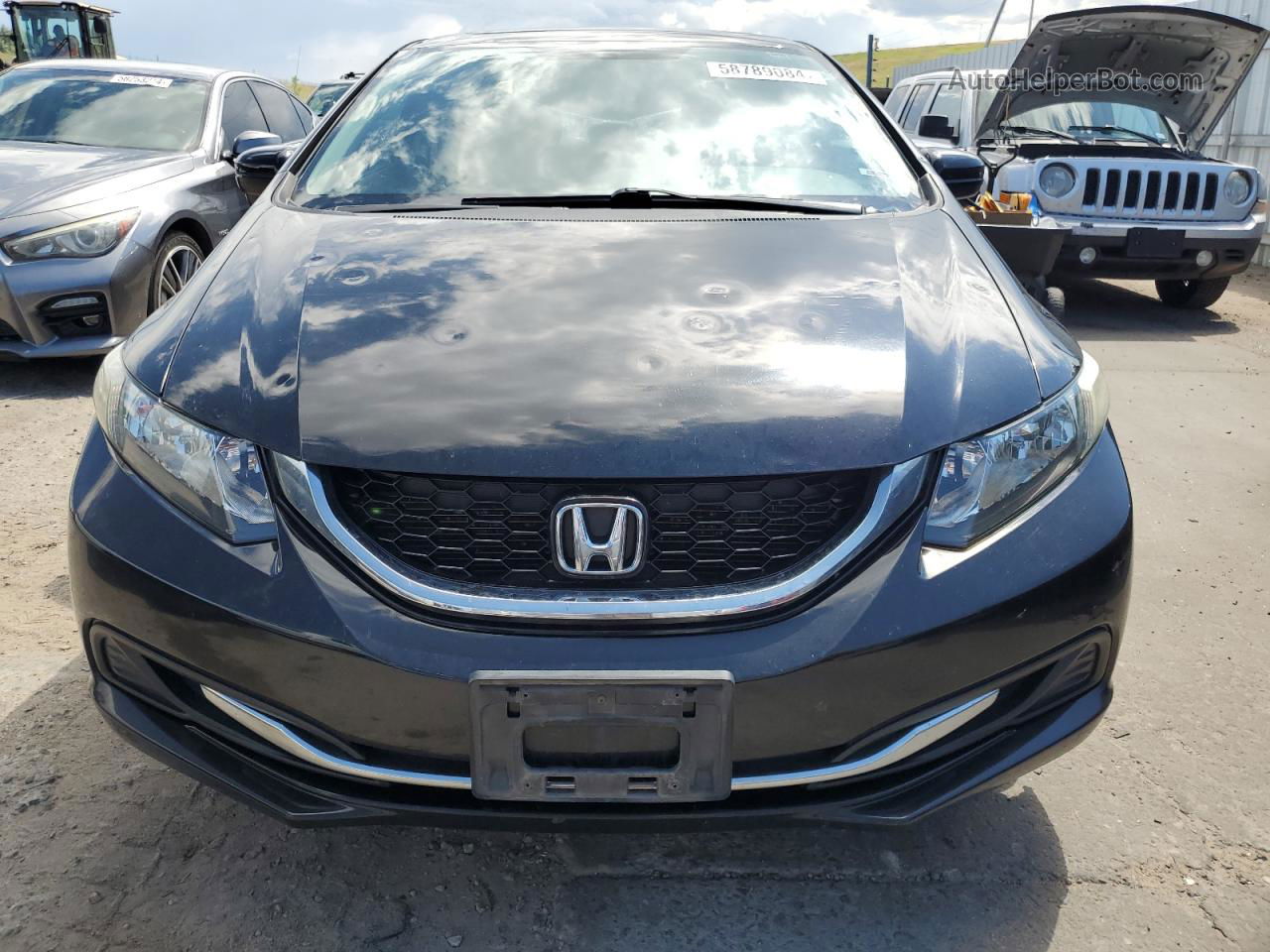 2015 Honda Civic Ex Черный vin: 19XFB2F83FE083369