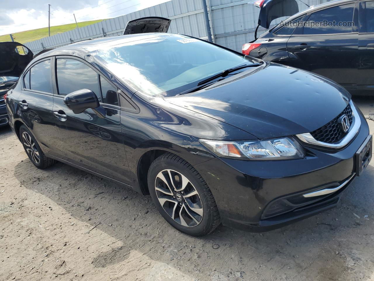 2015 Honda Civic Ex Black vin: 19XFB2F83FE083369