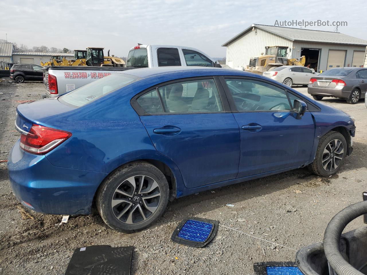 2015 Honda Civic Ex Blue vin: 19XFB2F83FE213621