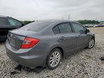 2012 Honda Civic Ex Gray vin: 19XFB2F84CE053454