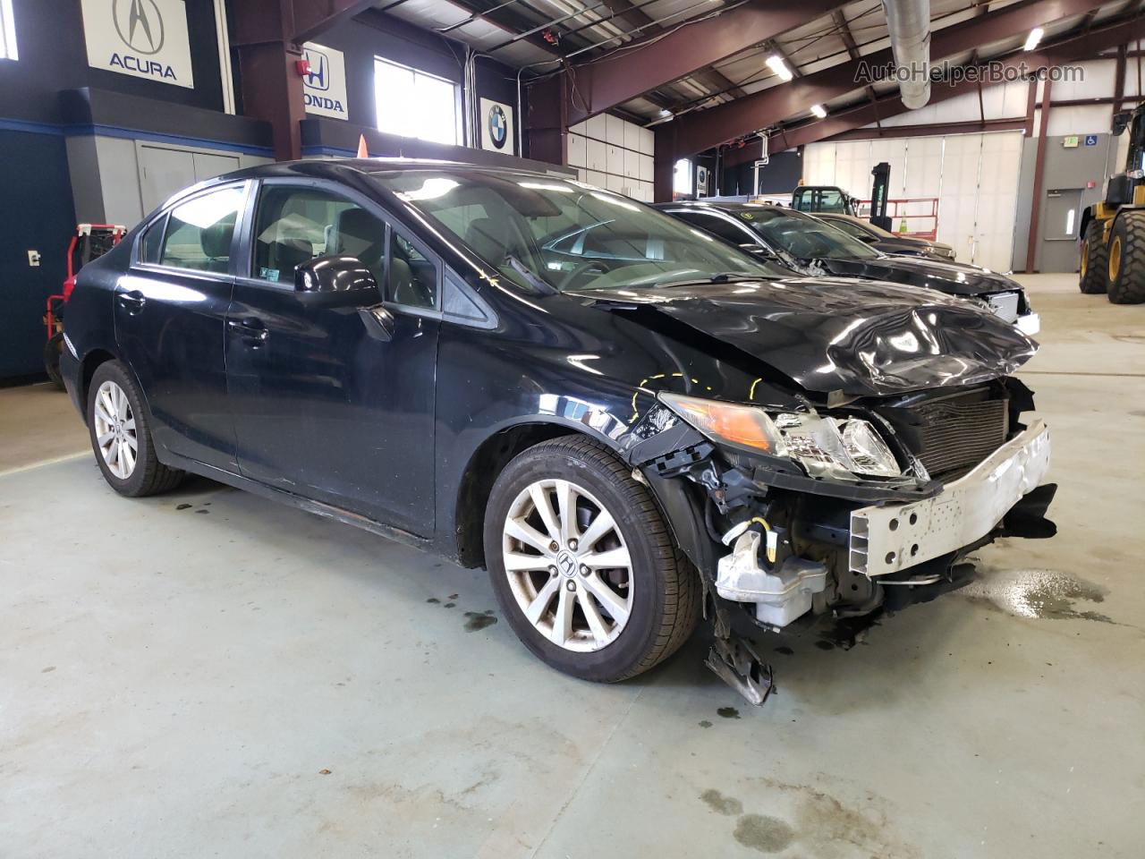 2012 Honda Civic Ex Black vin: 19XFB2F84CE355231