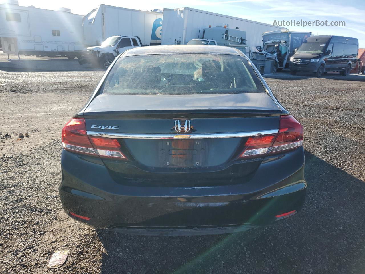 2013 Honda Civic Ex Черный vin: 19XFB2F84DE025154