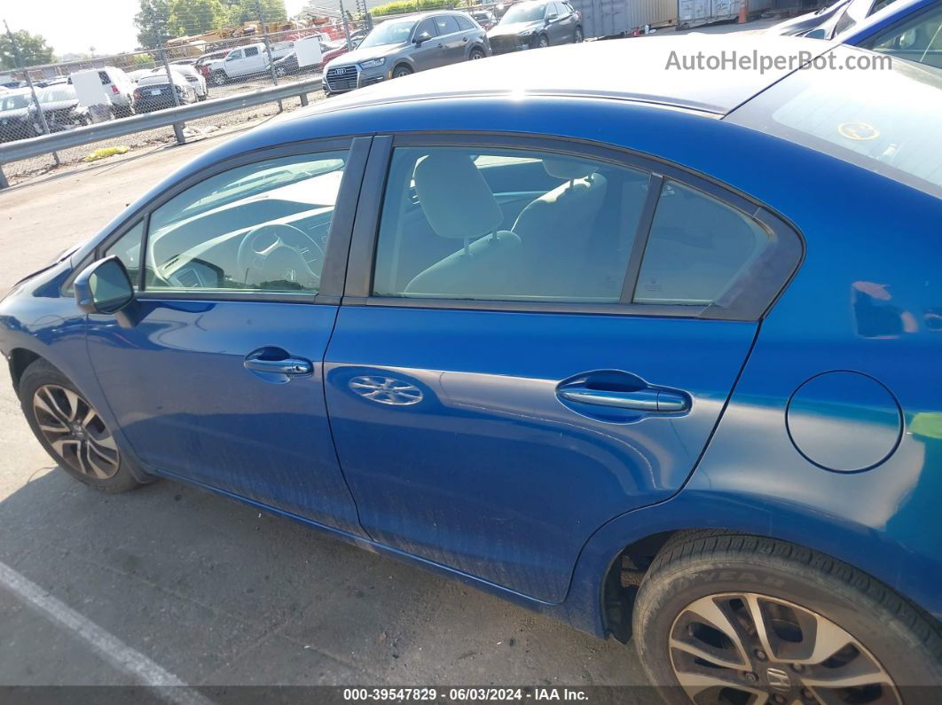 2013 Honda Civic Ex Blue vin: 19XFB2F84DE066643