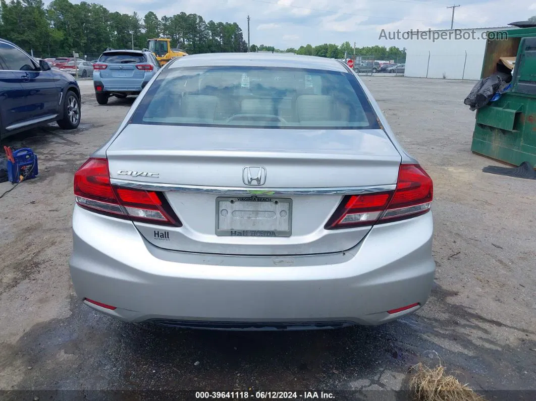 2013 Honda Civic Ex Silver vin: 19XFB2F84DE082227