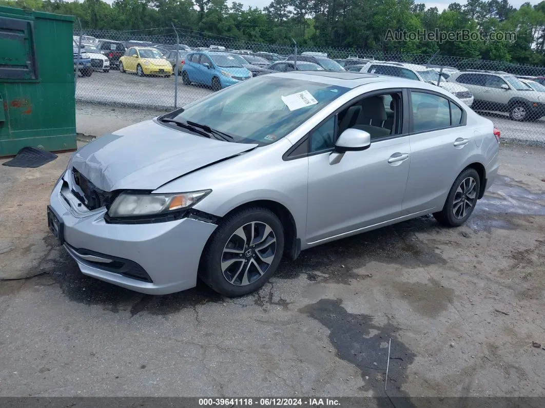 2013 Honda Civic Ex Серебряный vin: 19XFB2F84DE082227