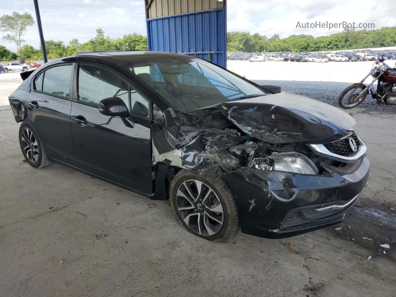 2013 Honda Civic Ex Black vin: 19XFB2F84DE203726