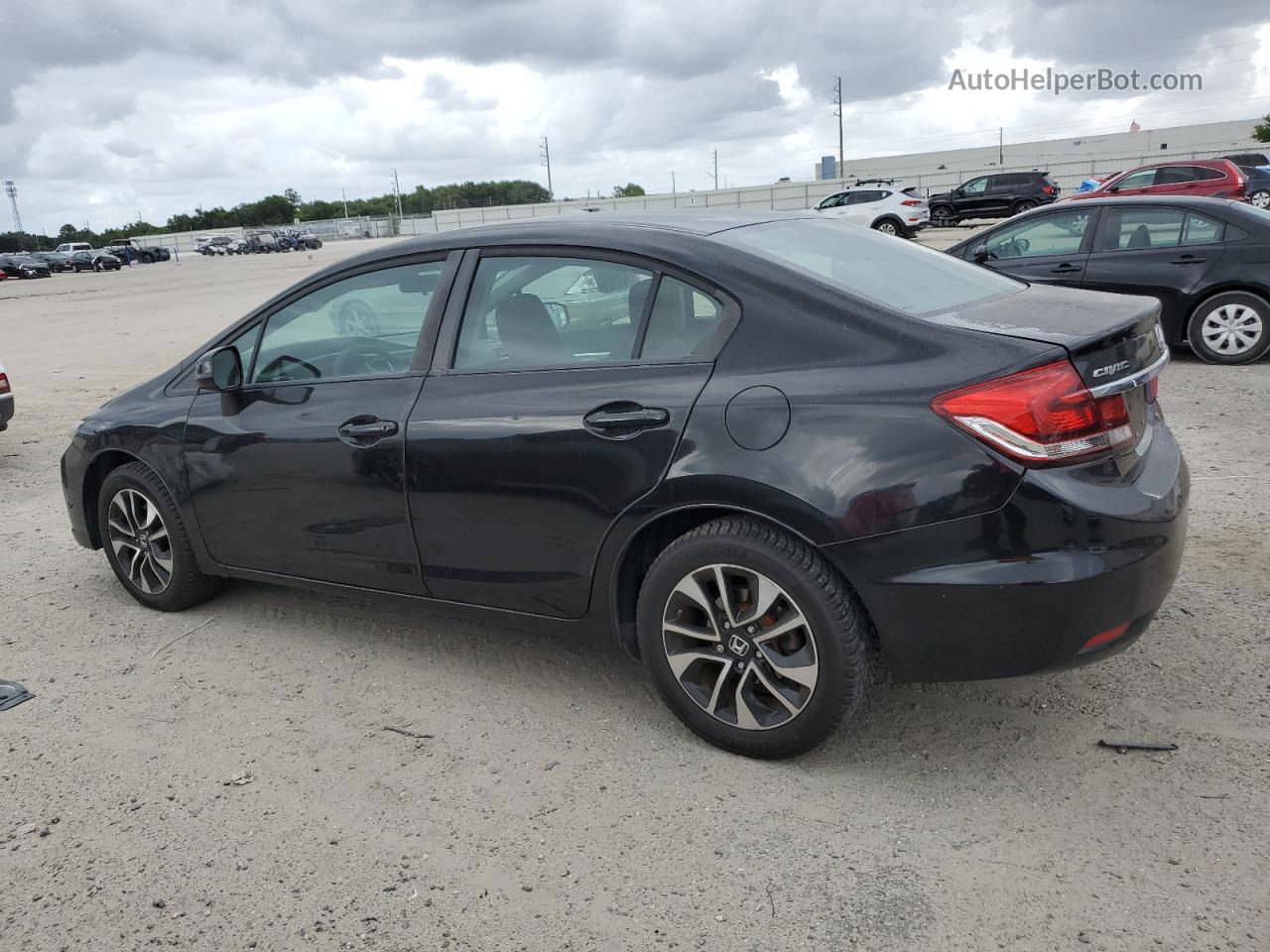 2013 Honda Civic Ex Black vin: 19XFB2F84DE238878