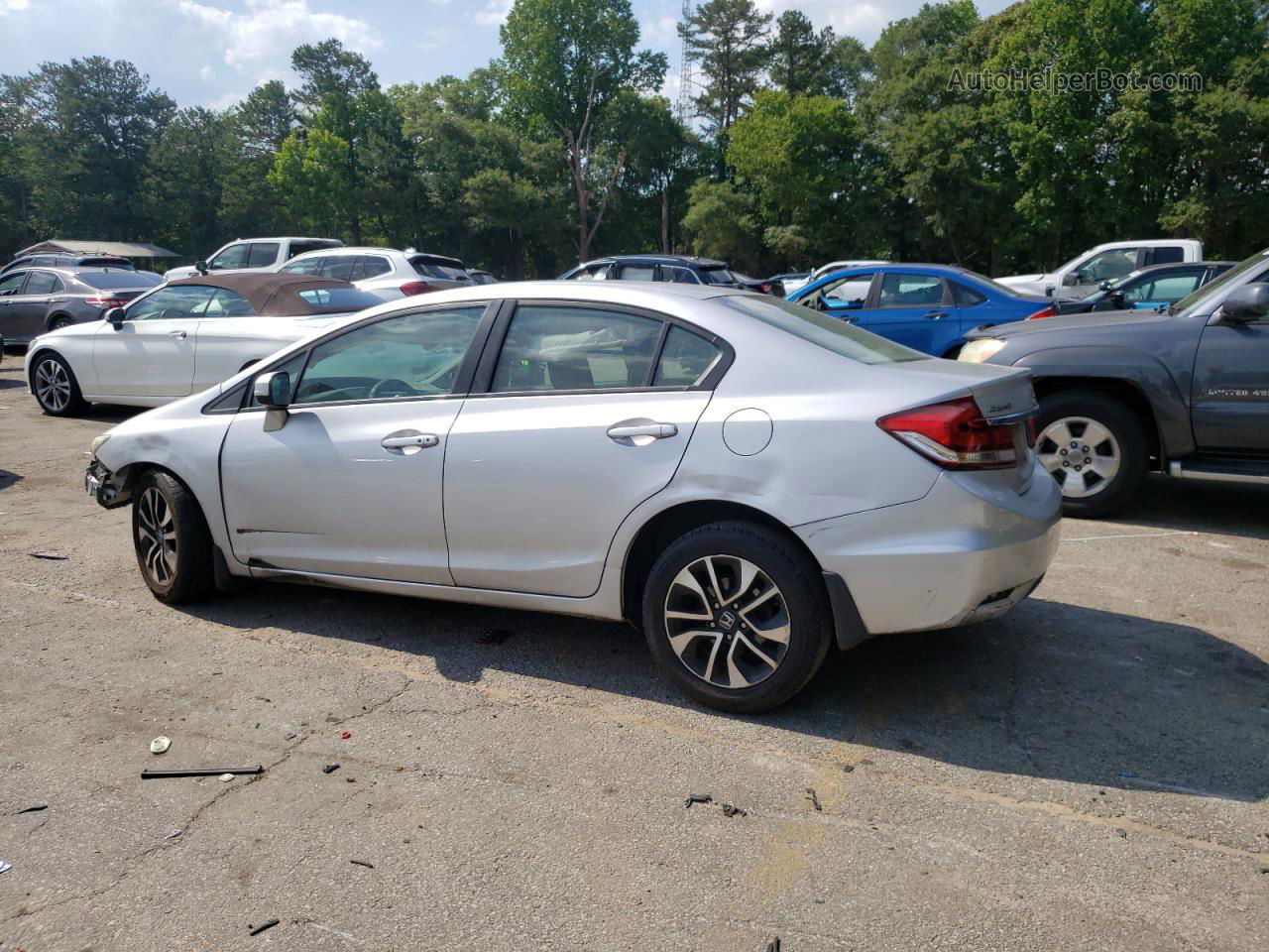 2014 Honda Civic Ex Silver vin: 19XFB2F84EE061024