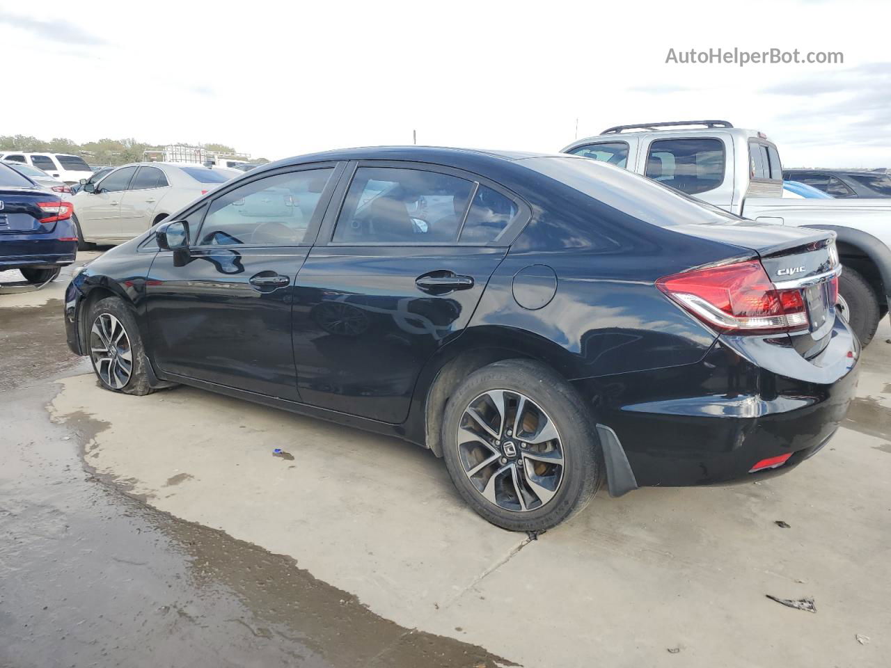 2014 Honda Civic Ex Черный vin: 19XFB2F84EE086098