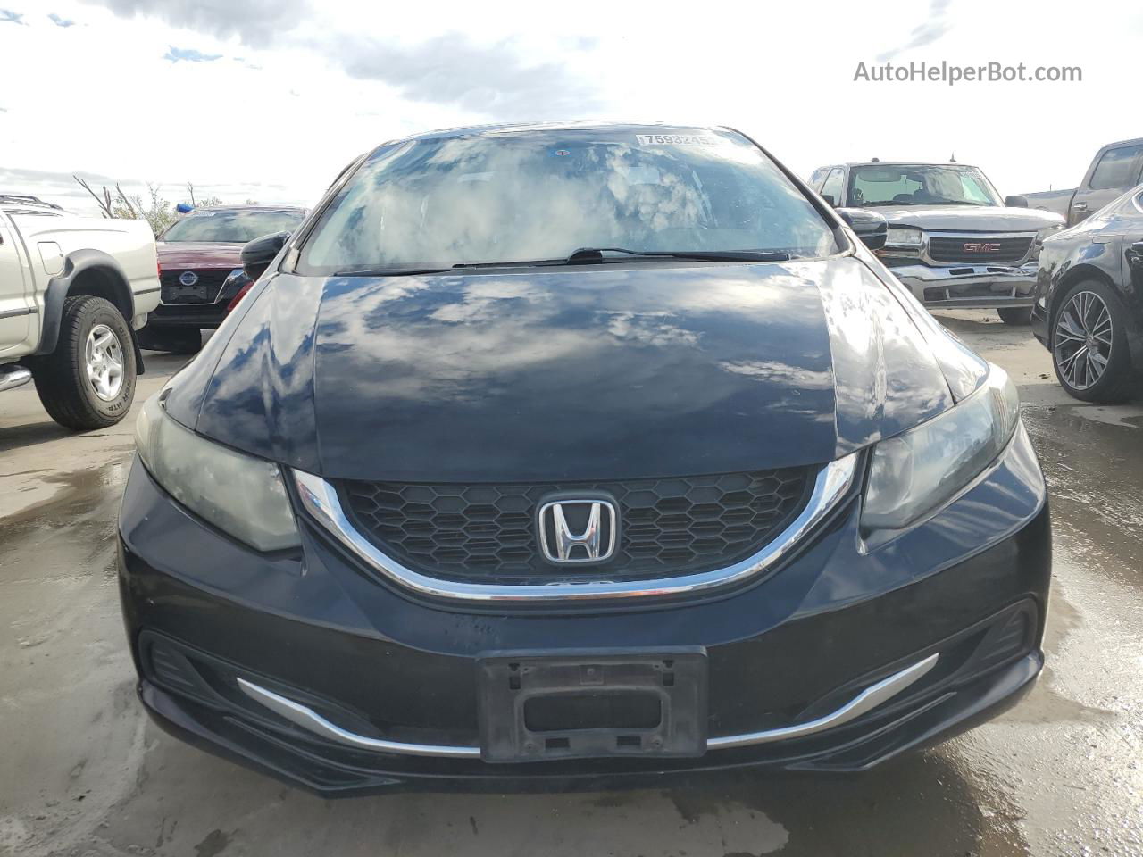 2014 Honda Civic Ex Черный vin: 19XFB2F84EE086098