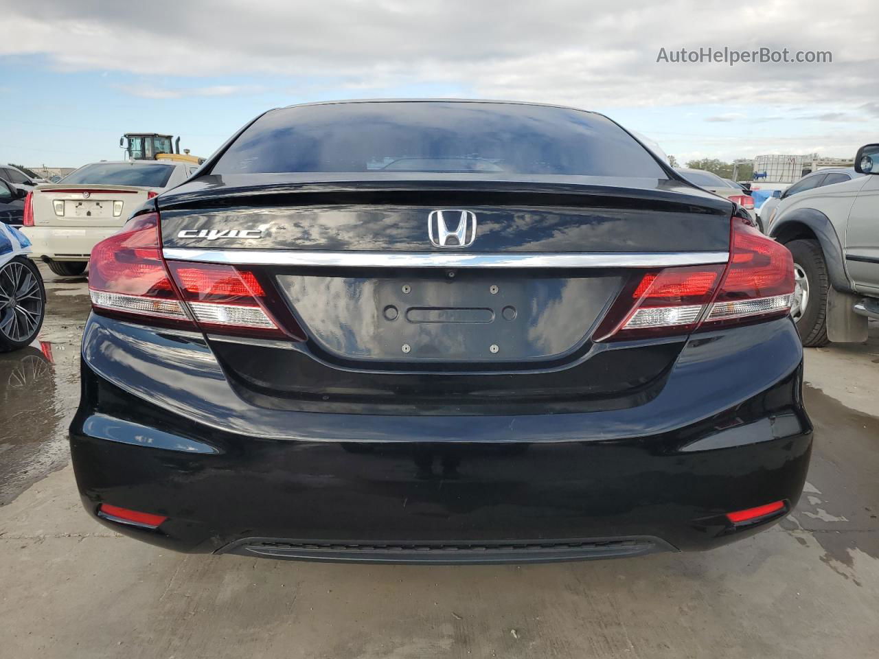 2014 Honda Civic Ex Черный vin: 19XFB2F84EE086098