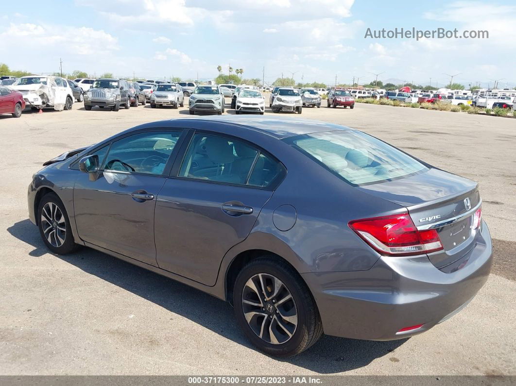 2014 Honda Civic Sedan Ex Оловянный vin: 19XFB2F84EE233195