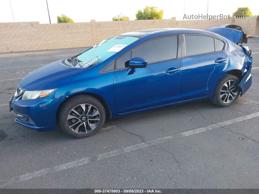 2014 Honda Civic Sedan Ex Blue vin: 19XFB2F84EE259845