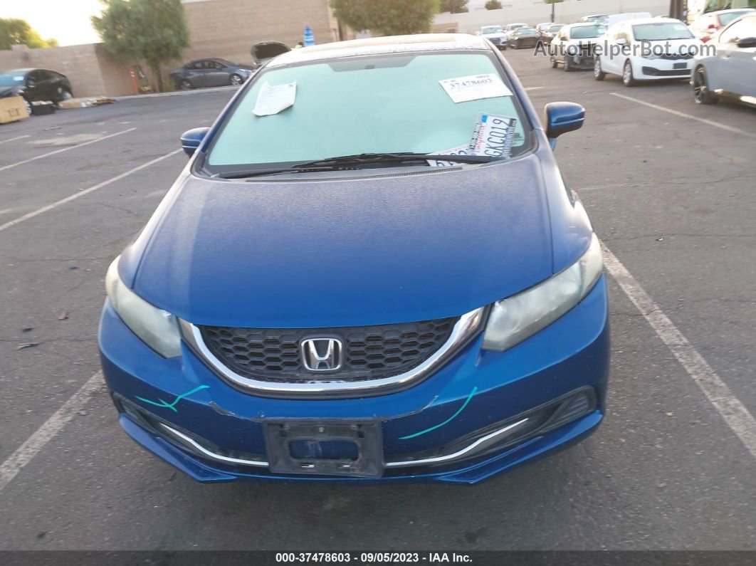 2014 Honda Civic Sedan Ex Blue vin: 19XFB2F84EE259845