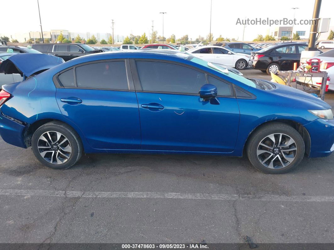 2014 Honda Civic Sedan Ex Blue vin: 19XFB2F84EE259845