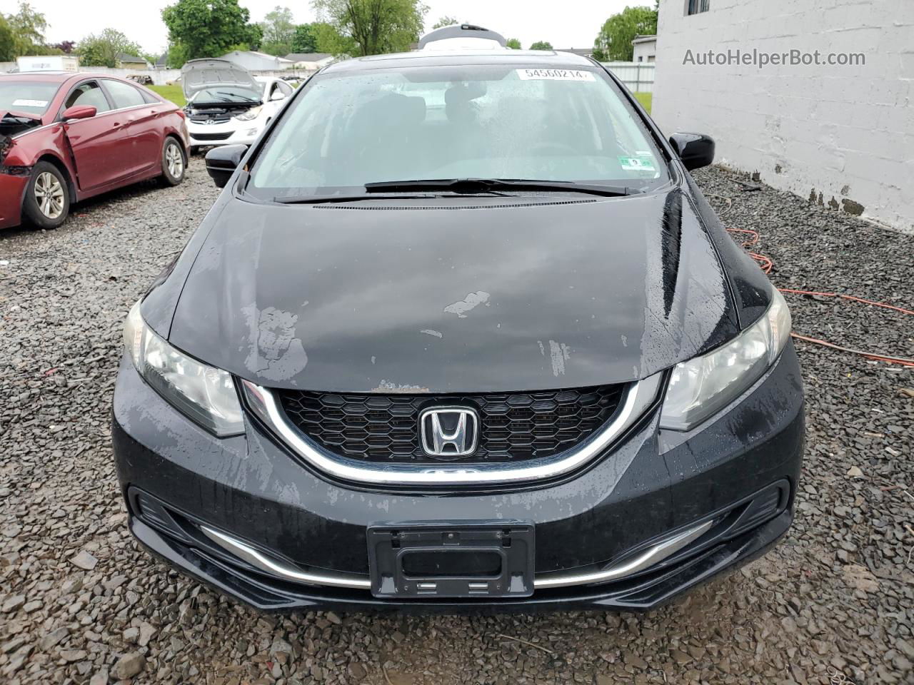 2014 Honda Civic Ex Черный vin: 19XFB2F84EE272658