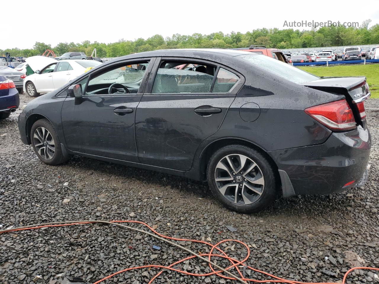 2014 Honda Civic Ex Черный vin: 19XFB2F84EE272658