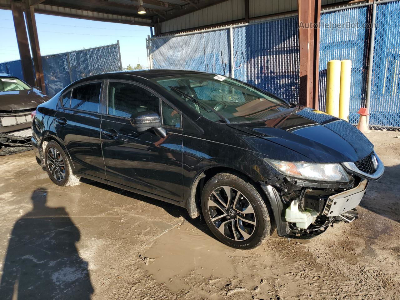 2015 Honda Civic Ex Черный vin: 19XFB2F84FE047061