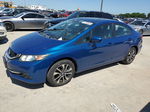 2015 Honda Civic Ex Синий vin: 19XFB2F84FE067844