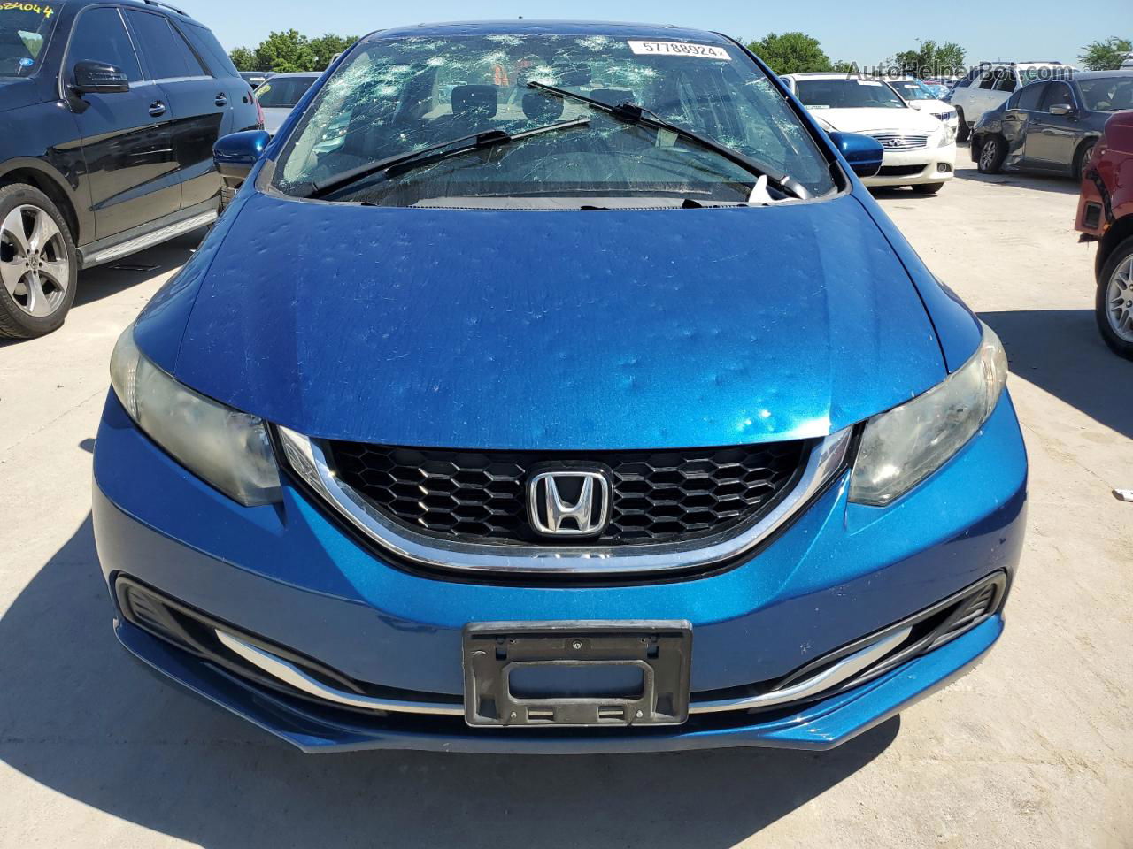 2015 Honda Civic Ex Синий vin: 19XFB2F84FE067844