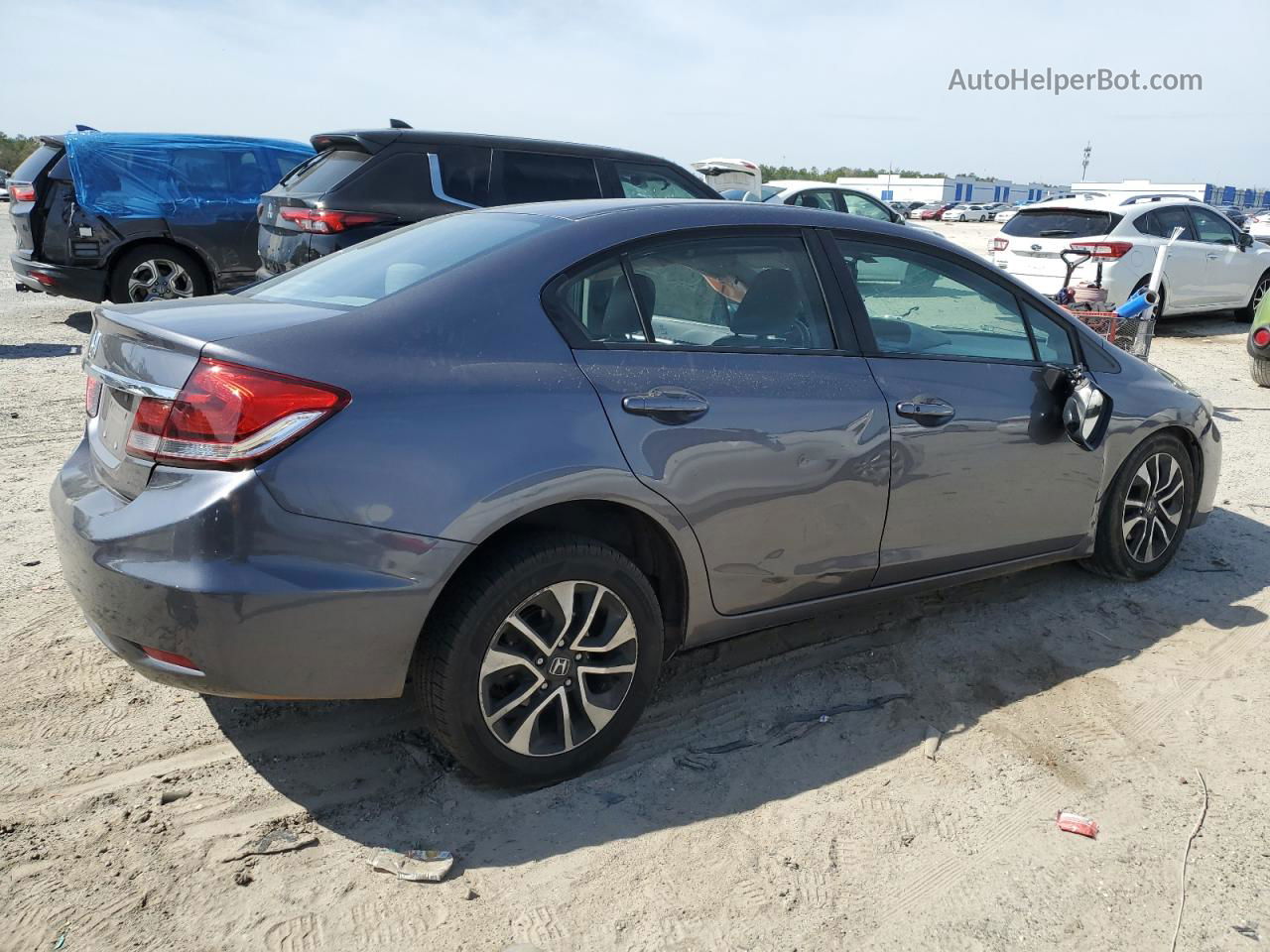 2015 Honda Civic Ex Gray vin: 19XFB2F84FE231545