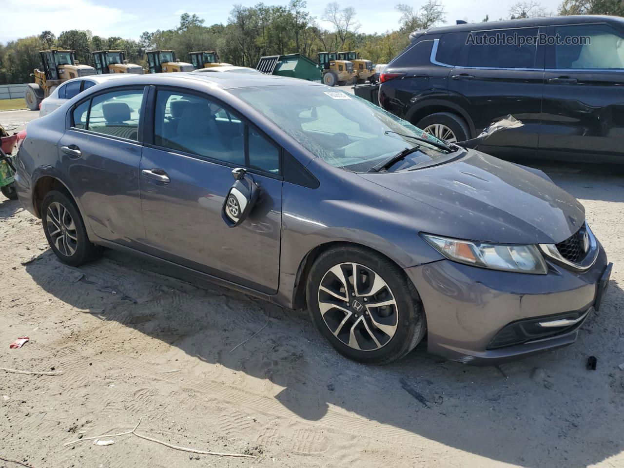 2015 Honda Civic Ex Gray vin: 19XFB2F84FE231545