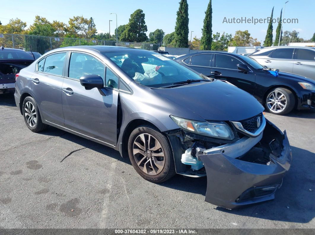 2015 Honda Civic Sedan Ex Gray vin: 19XFB2F84FE246191