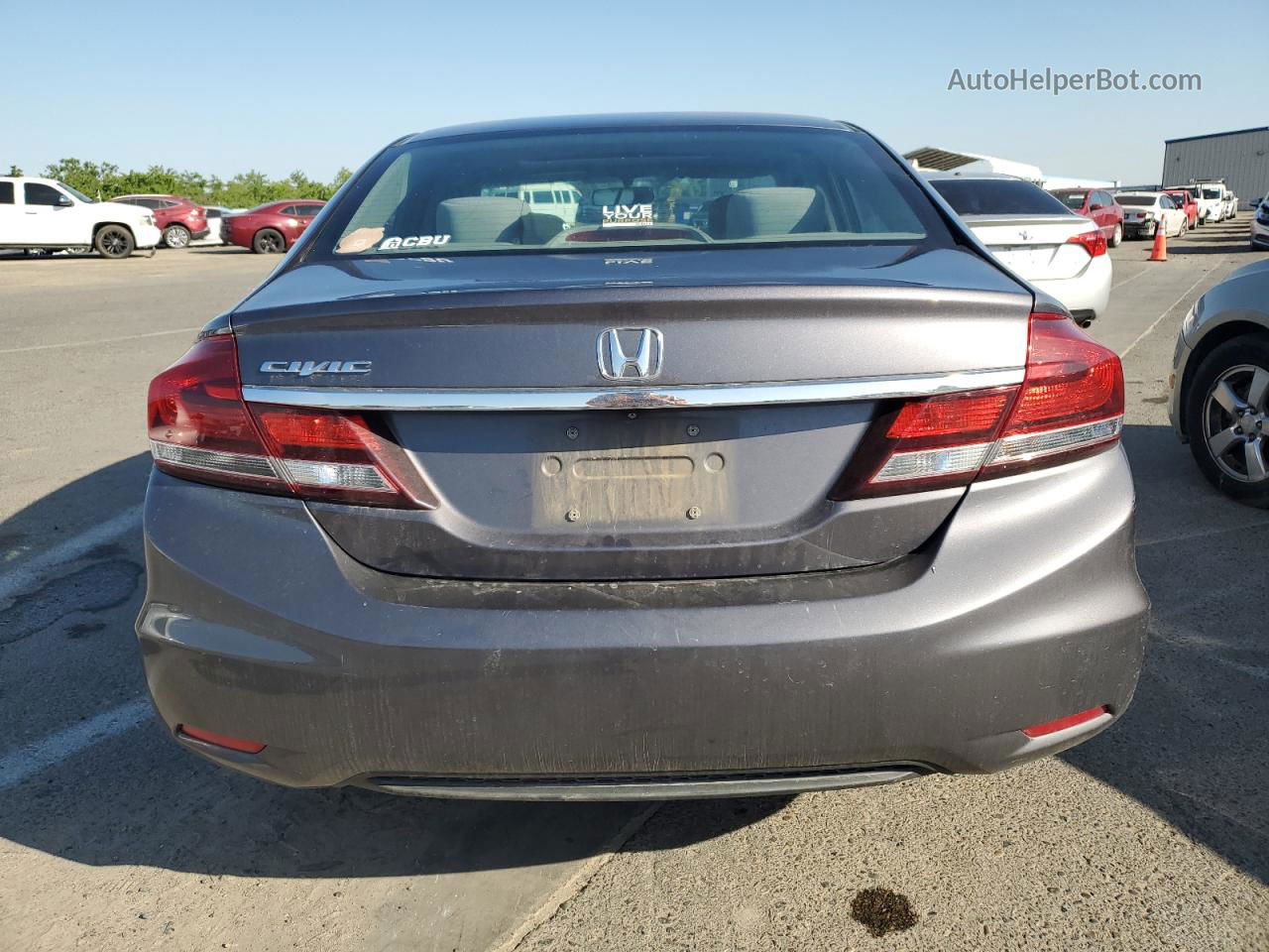 2015 Honda Civic Ex Gray vin: 19XFB2F84FE271933