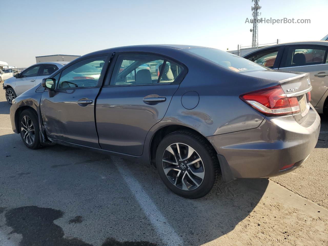 2015 Honda Civic Ex Gray vin: 19XFB2F84FE271933