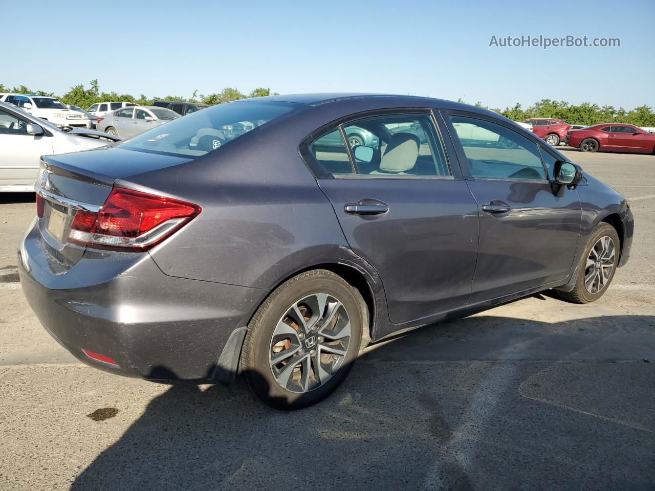 2015 Honda Civic Ex Gray vin: 19XFB2F84FE271933