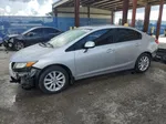 2012 Honda Civic Ex Silver vin: 19XFB2F85CE110485