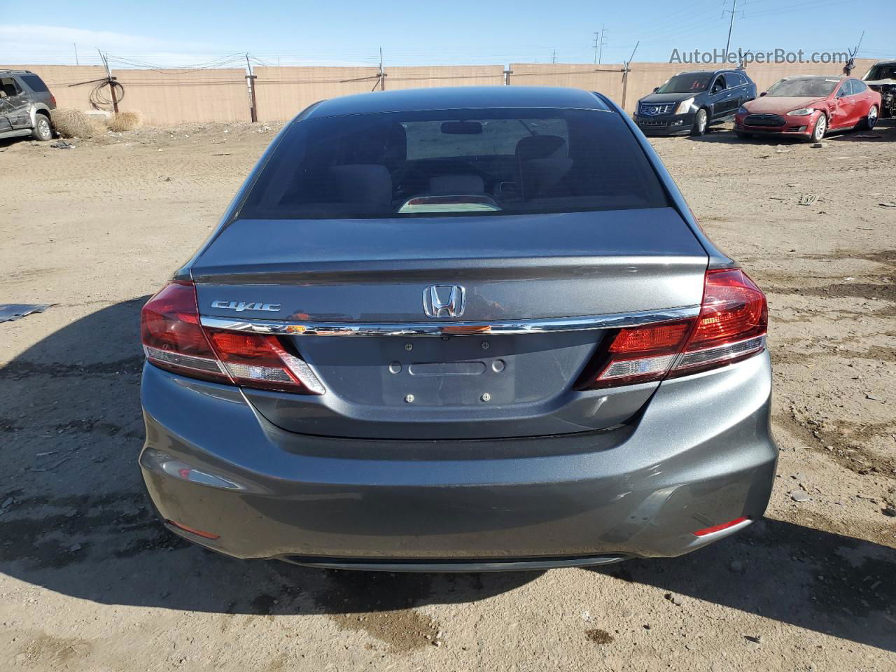 2013 Honda Civic Ex Gray vin: 19XFB2F85DE053903