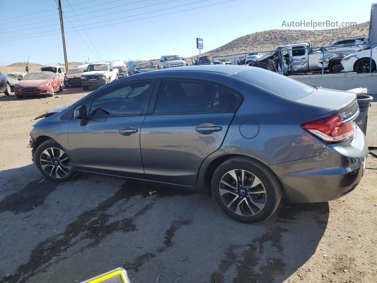 2013 Honda Civic Ex Gray vin: 19XFB2F85DE053903