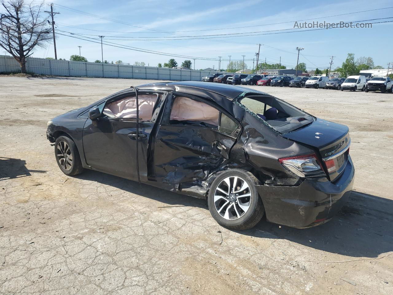 2013 Honda Civic Ex Black vin: 19XFB2F85DE074539