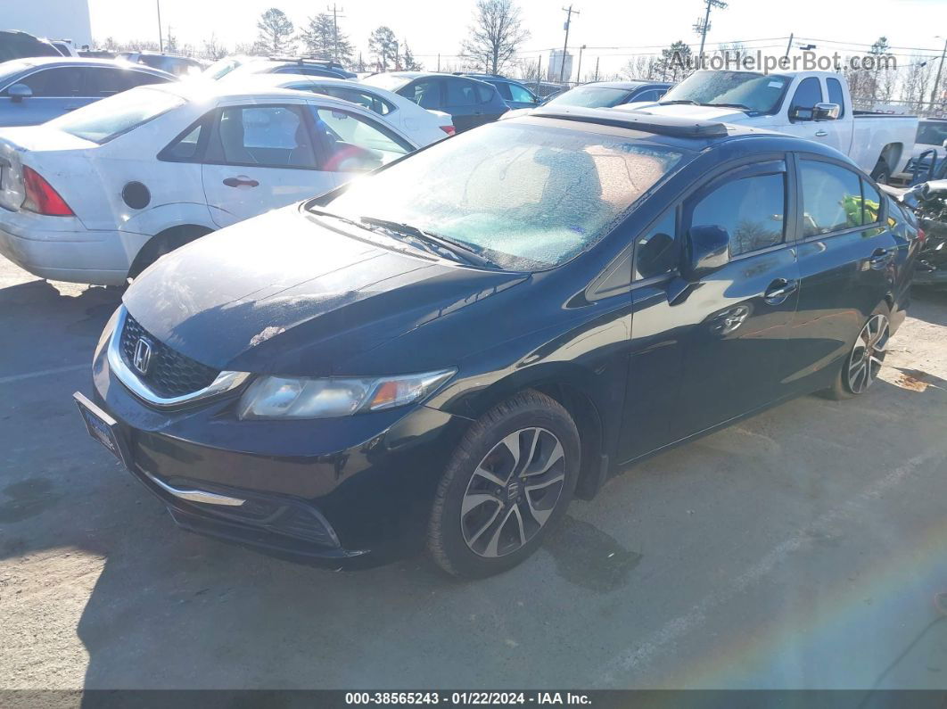 2013 Honda Civic Ex Черный vin: 19XFB2F85DE084696