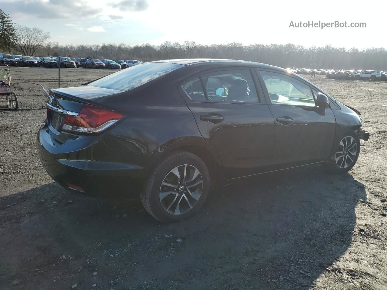 2013 Honda Civic Ex Black vin: 19XFB2F85DE272506