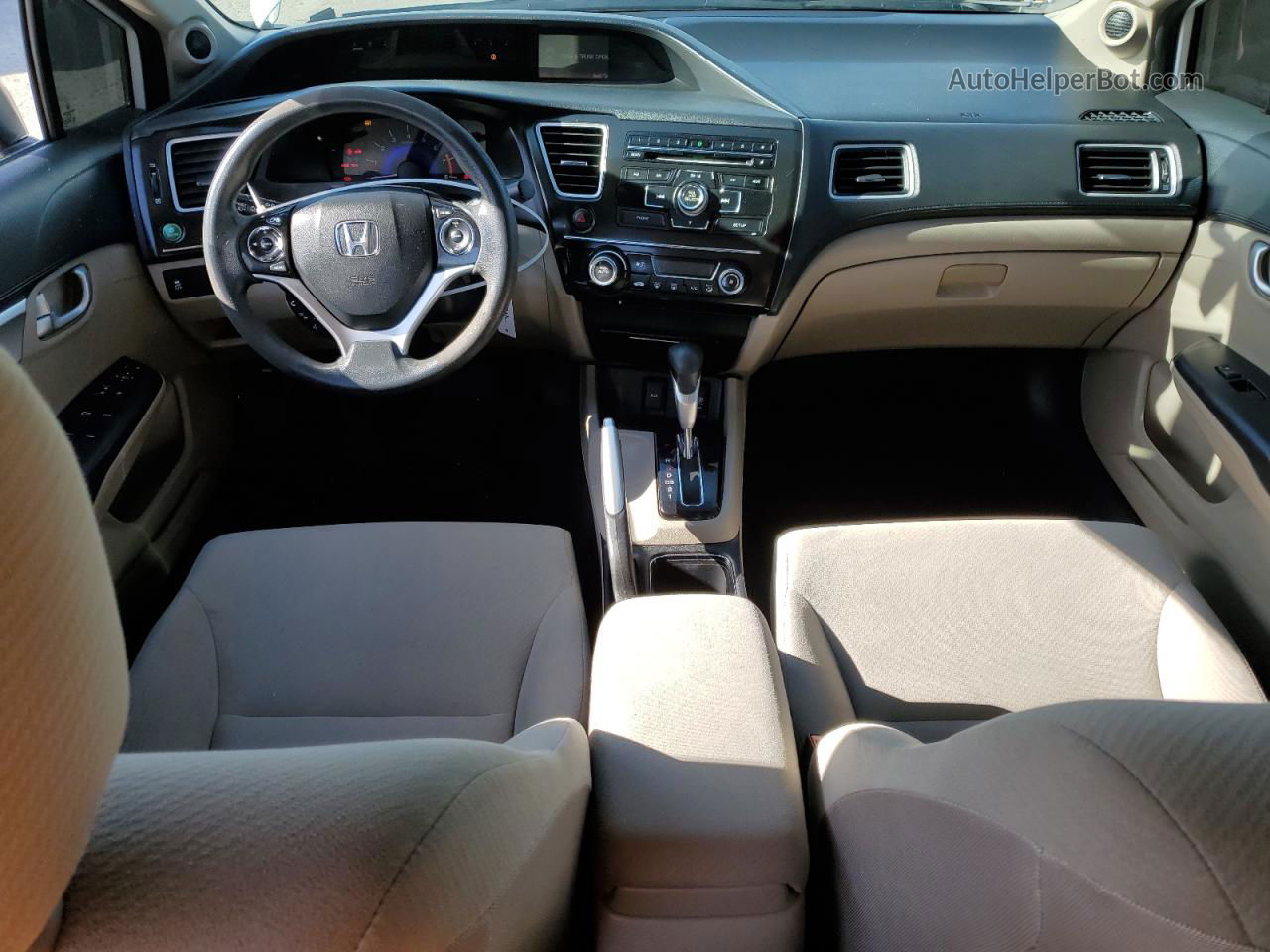 2013 Honda Civic Ex Белый vin: 19XFB2F85DE276989