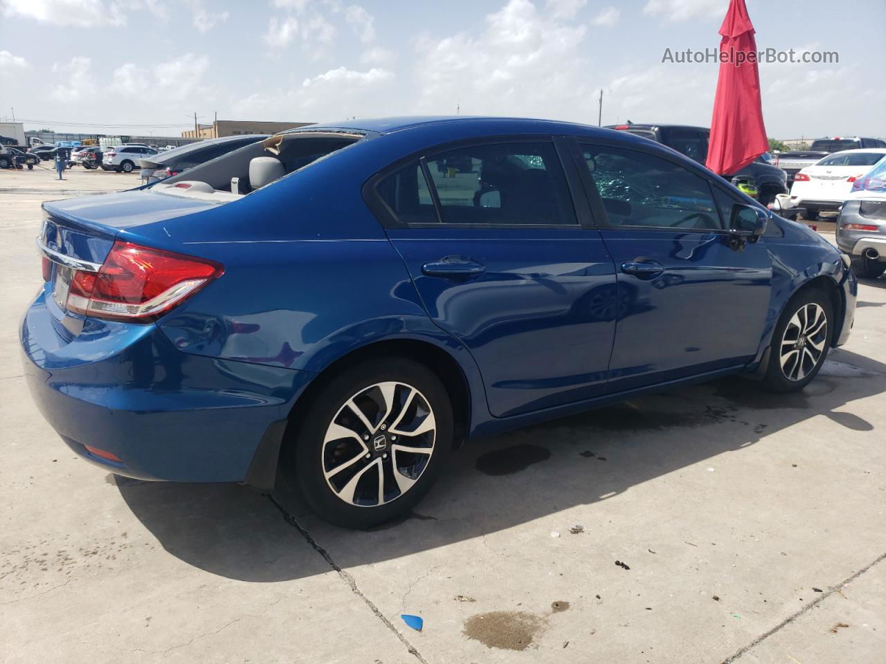 2014 Honda Civic Ex Blue vin: 19XFB2F85EE085753