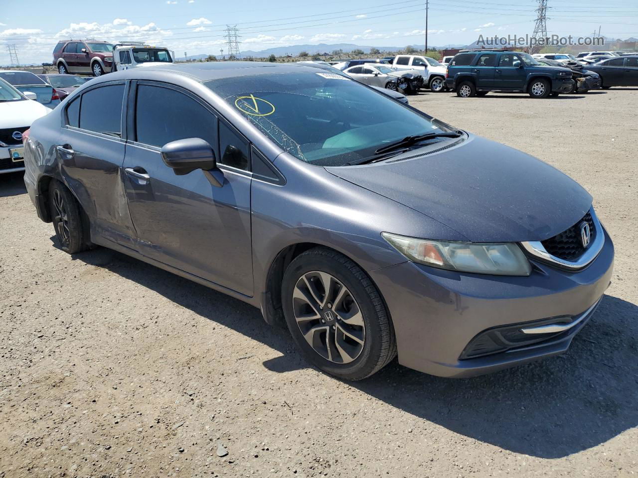 2015 Honda Civic Ex Угольный vin: 19XFB2F85FE004185