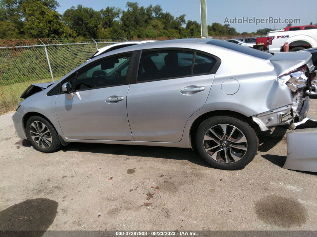 2015 Honda Civic Sedan Ex Silver vin: 19XFB2F85FE027045